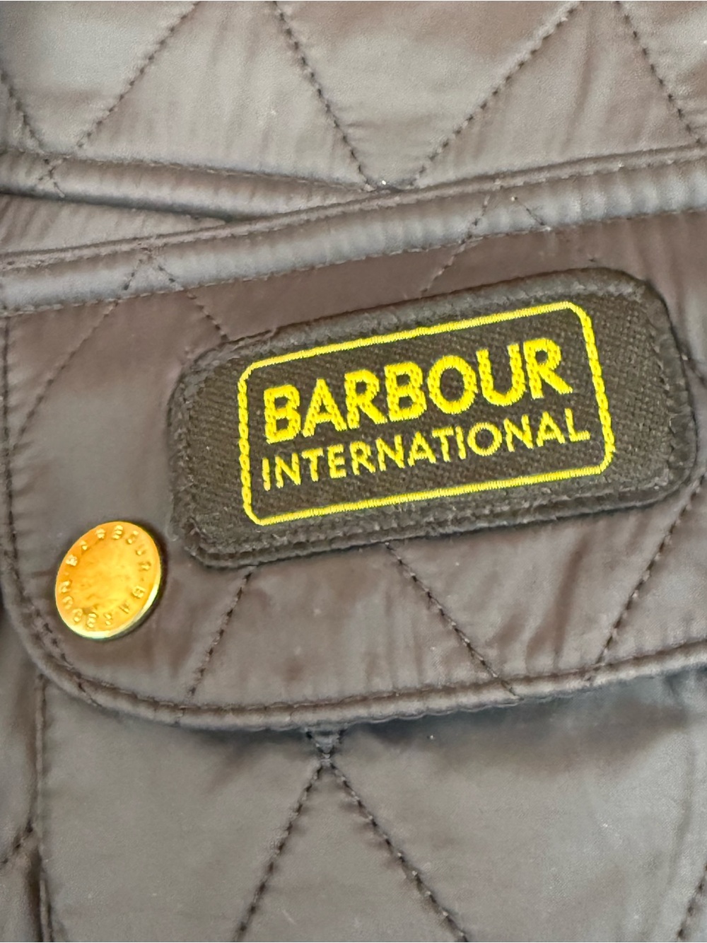 Women’s Barbour Black Quilted Belted Field Jacket - Picture 2 of 4